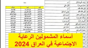 “spa.gov.iq” خطوات الاستعلام عن أسماء المشمولين الرعاية الاجتماعية في العراق 2024 منصة مظلتي وزارة العمل العراقية